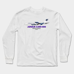 Airbus A380-800 - Malaysia Airlines Long Sleeve T-Shirt